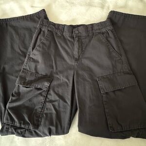 H&M Women's Dark Gray Cargo Pants Size 0